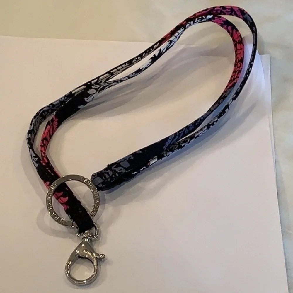 Vera Bradley lanyard cord holder charm key chain